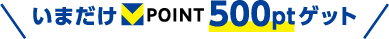 いまだけVポイント500ポイントゲット