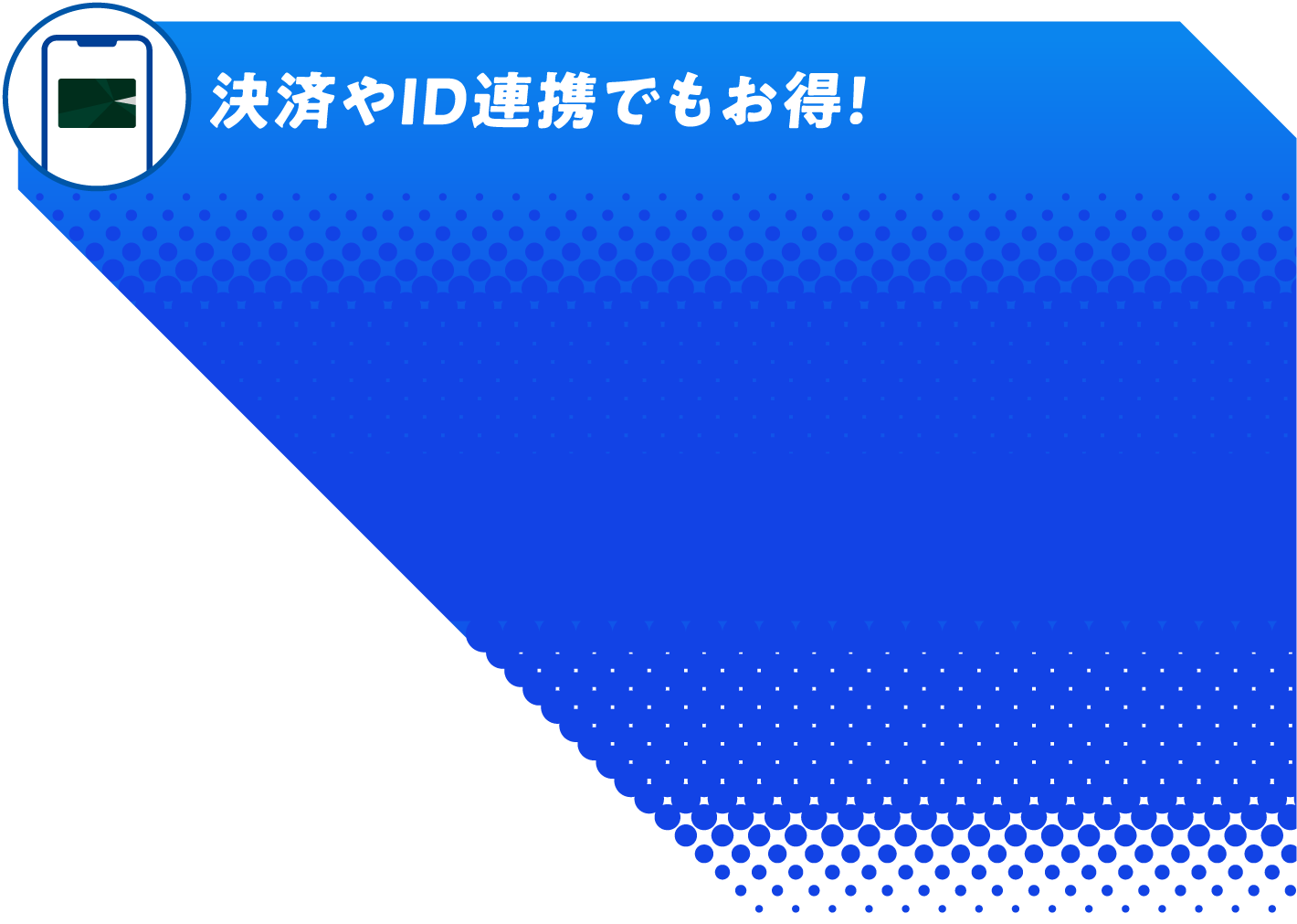 決済やID連携でもお得!