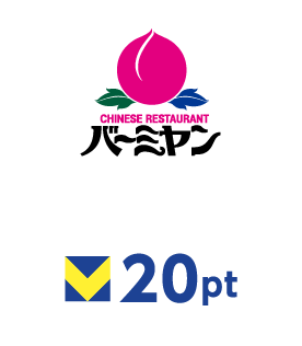 バーミヤン 20ポイント