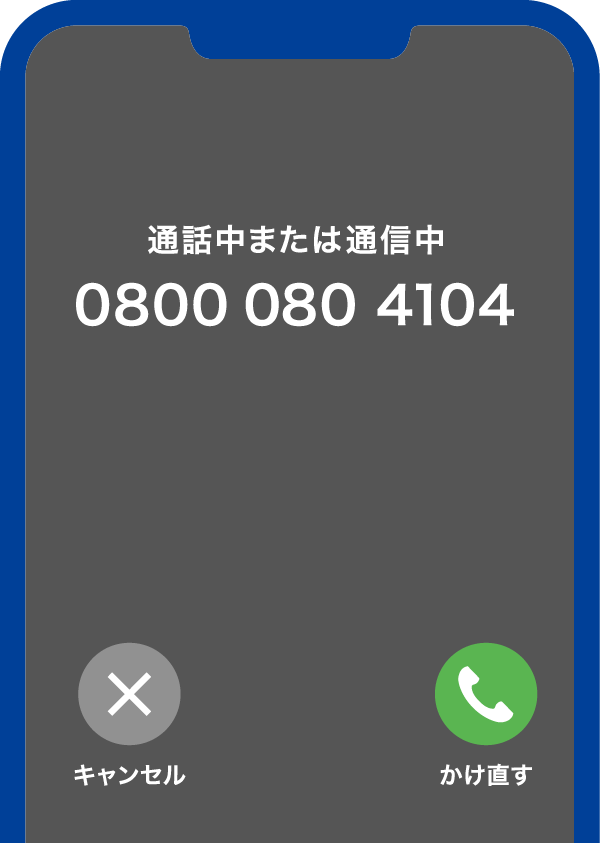 電話番号による本人認証