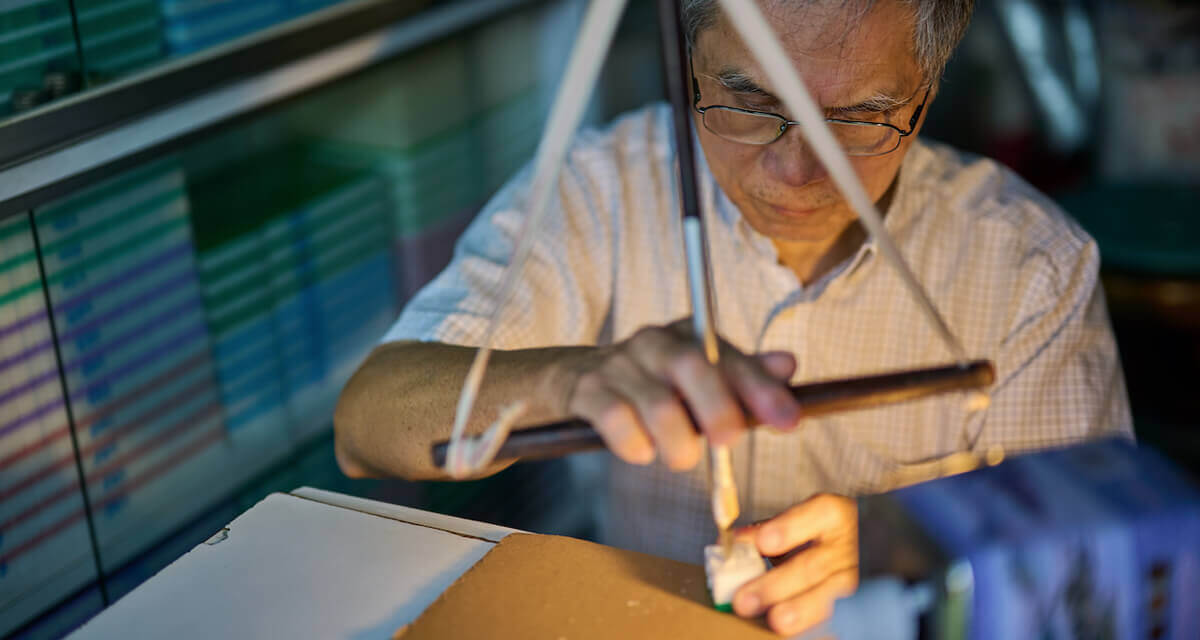 手描きの麻雀牌 標記蔴雀