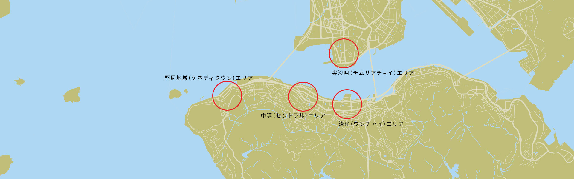 香港：グルメ地図